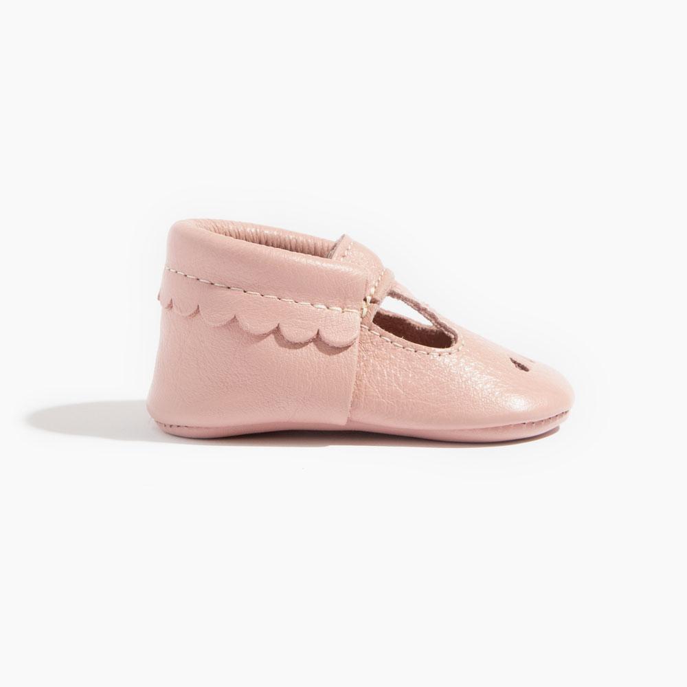 Blush Mary Jane Baby Shoe - Tenth &amp; Pine - Mary Jane - Soft Sole - 1