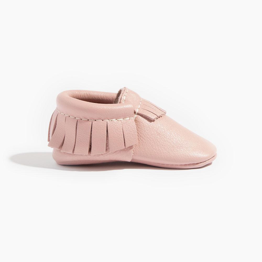 Blush Moccasin Baby Shoe - Tenth &amp; Pine - Moccasin - Soft Sole - 1