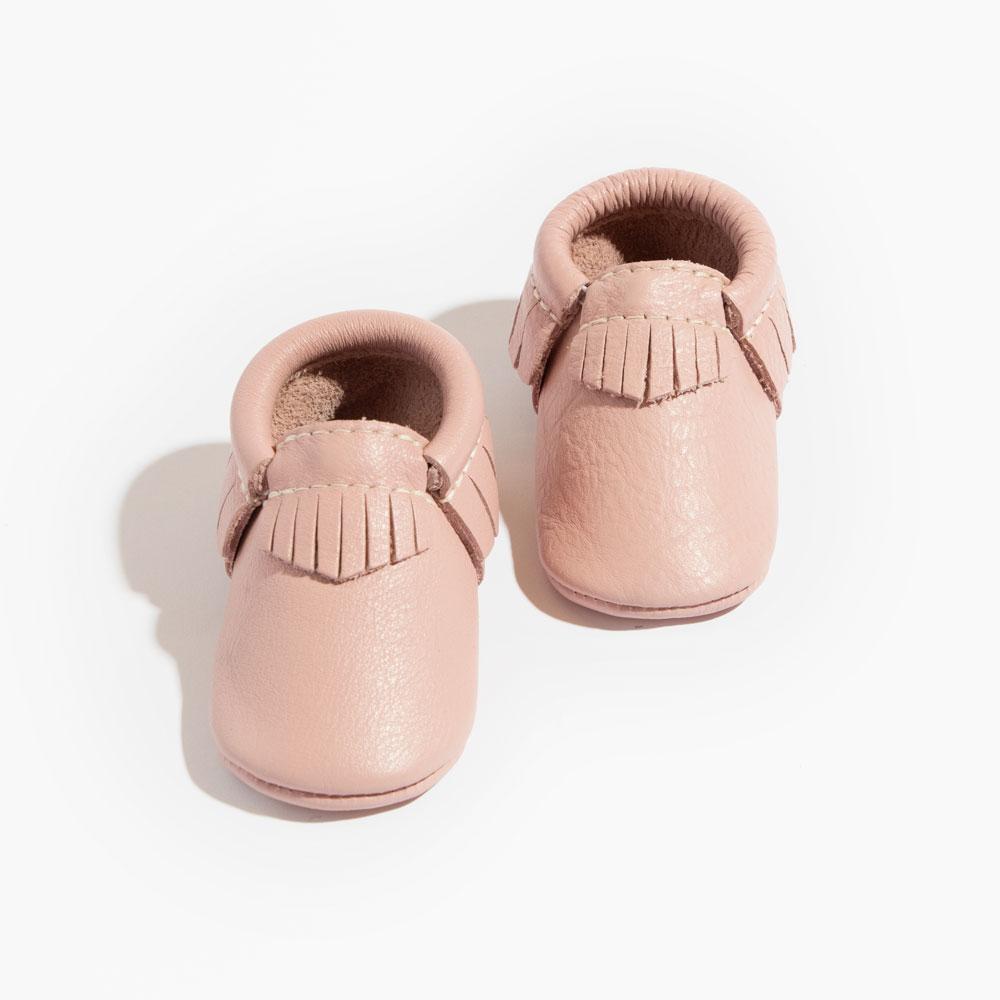 Blush Moccasin Baby Shoe - Tenth &amp; Pine - Moccasin - Soft Sole - 1