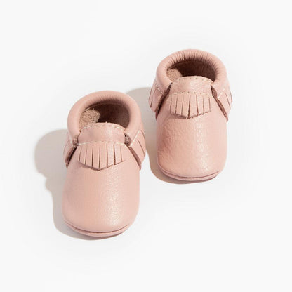 Blush Moccasin Baby Shoe - Tenth &amp; Pine - Moccasin - Soft Sole - 1