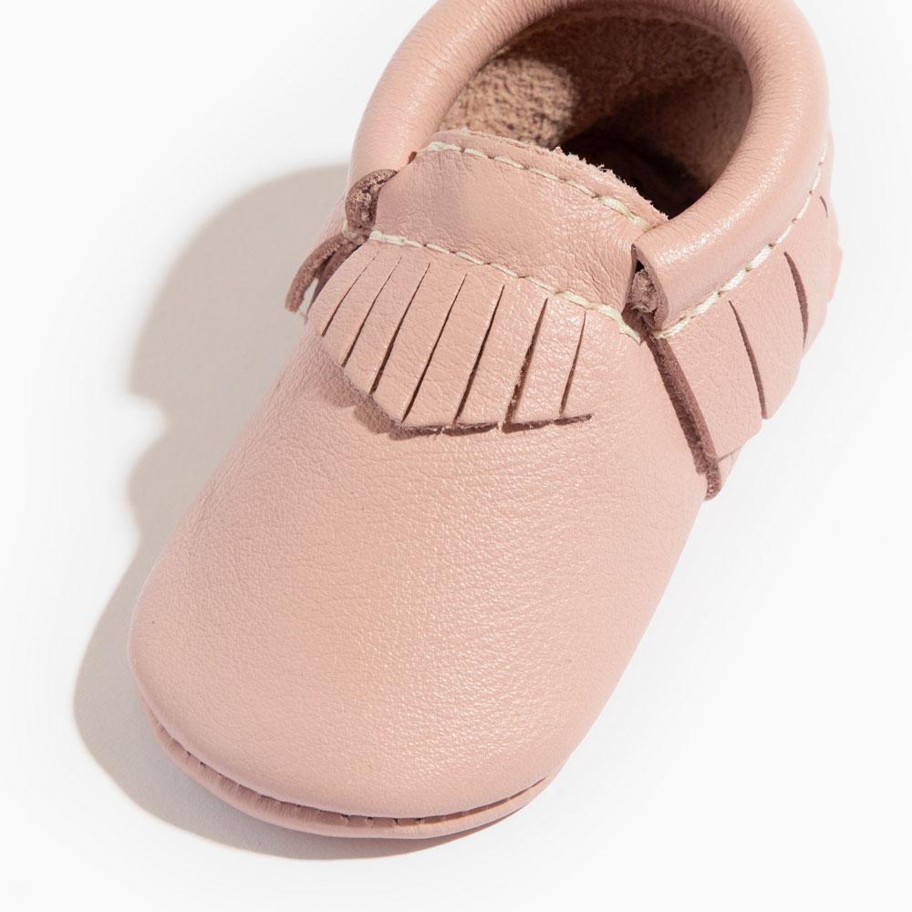 Blush Moccasin Baby Shoe - Tenth &amp; Pine - Moccasin - Soft Sole - 1