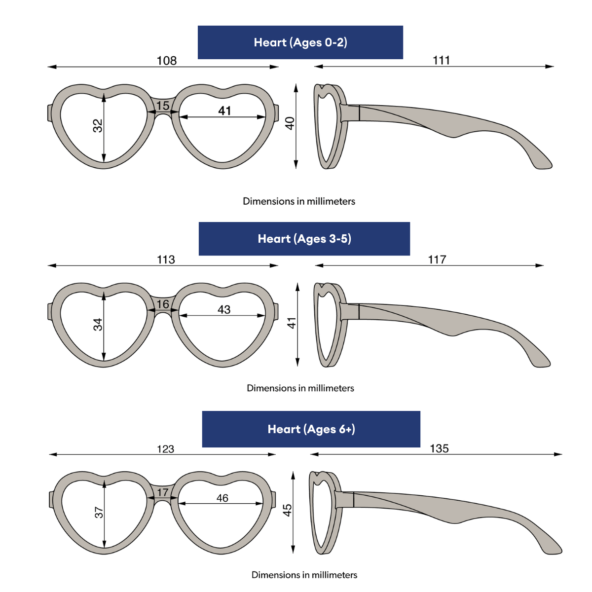 Candy Apple Heart | Smoke Lenses - Tenth & Pine - Sunglasses - Ages 0 - 2 - Limited Edition Heart - Babiators Sunglasses