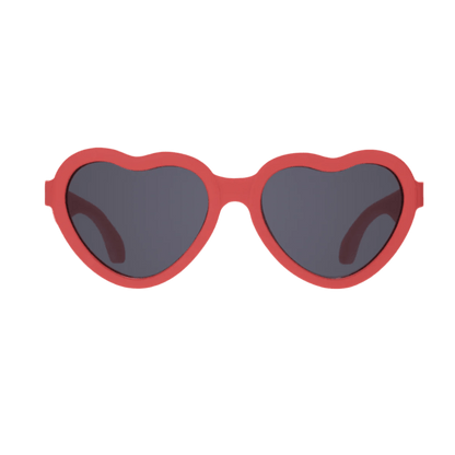 Candy Apple Heart | Smoke Lenses - Tenth & Pine - Sunglasses - Ages 0 - 2 - Limited Edition Heart - Babiators Sunglasses
