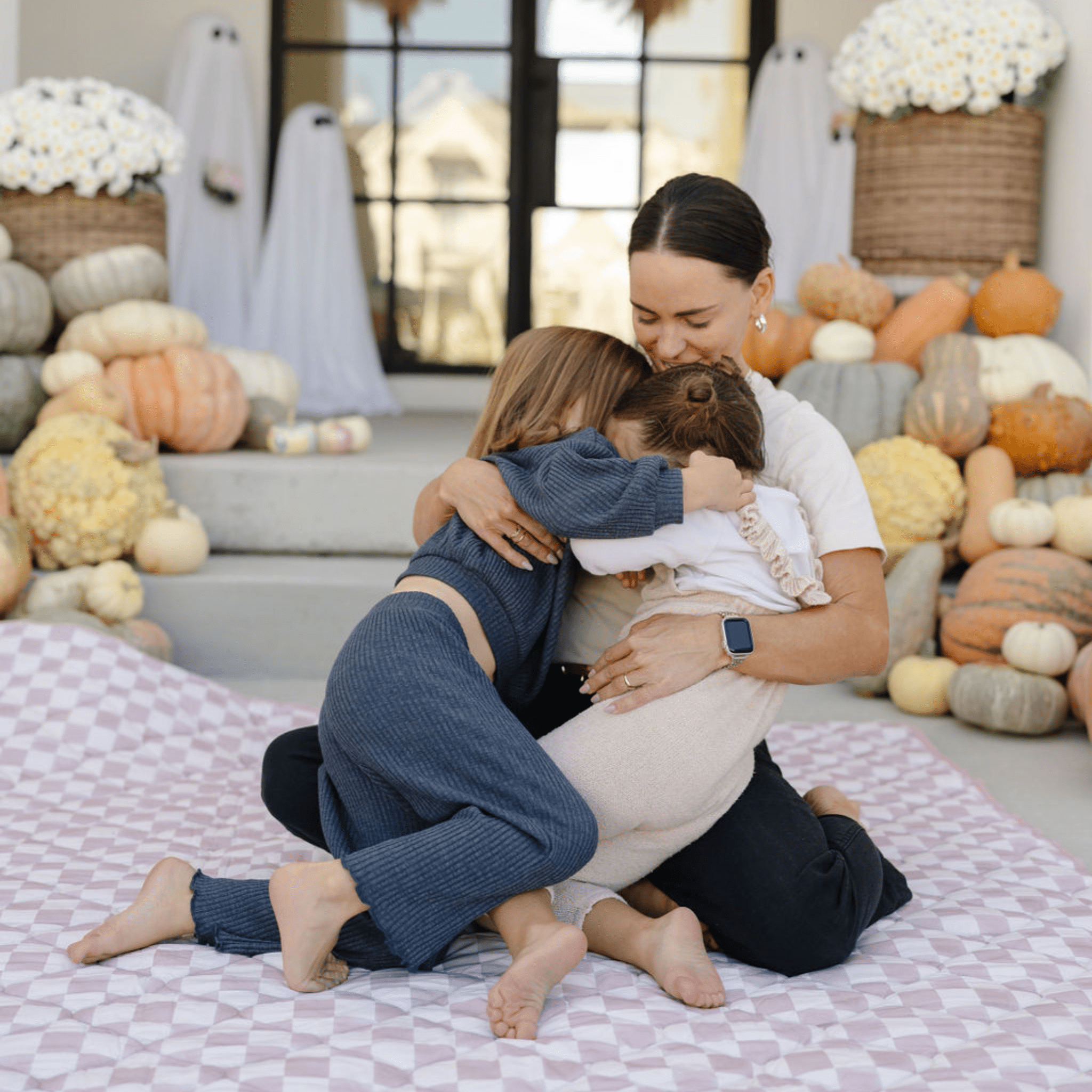 Checker Gumdrop Picnic Blanket - Tenth &amp; Pine - Picnic Blanket - 