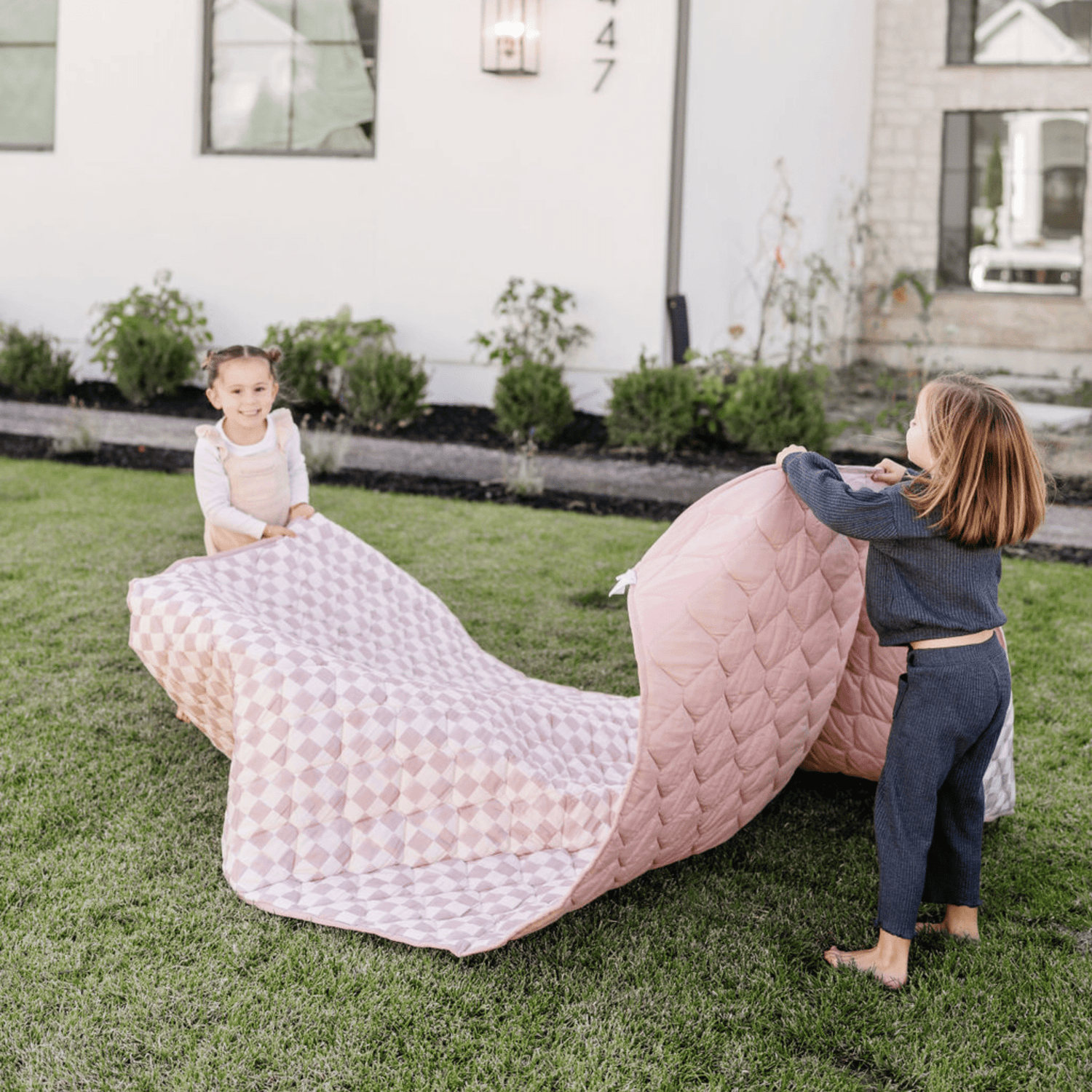 Checker Gumdrop Picnic Blanket - Tenth &amp; Pine - Picnic Blanket - 