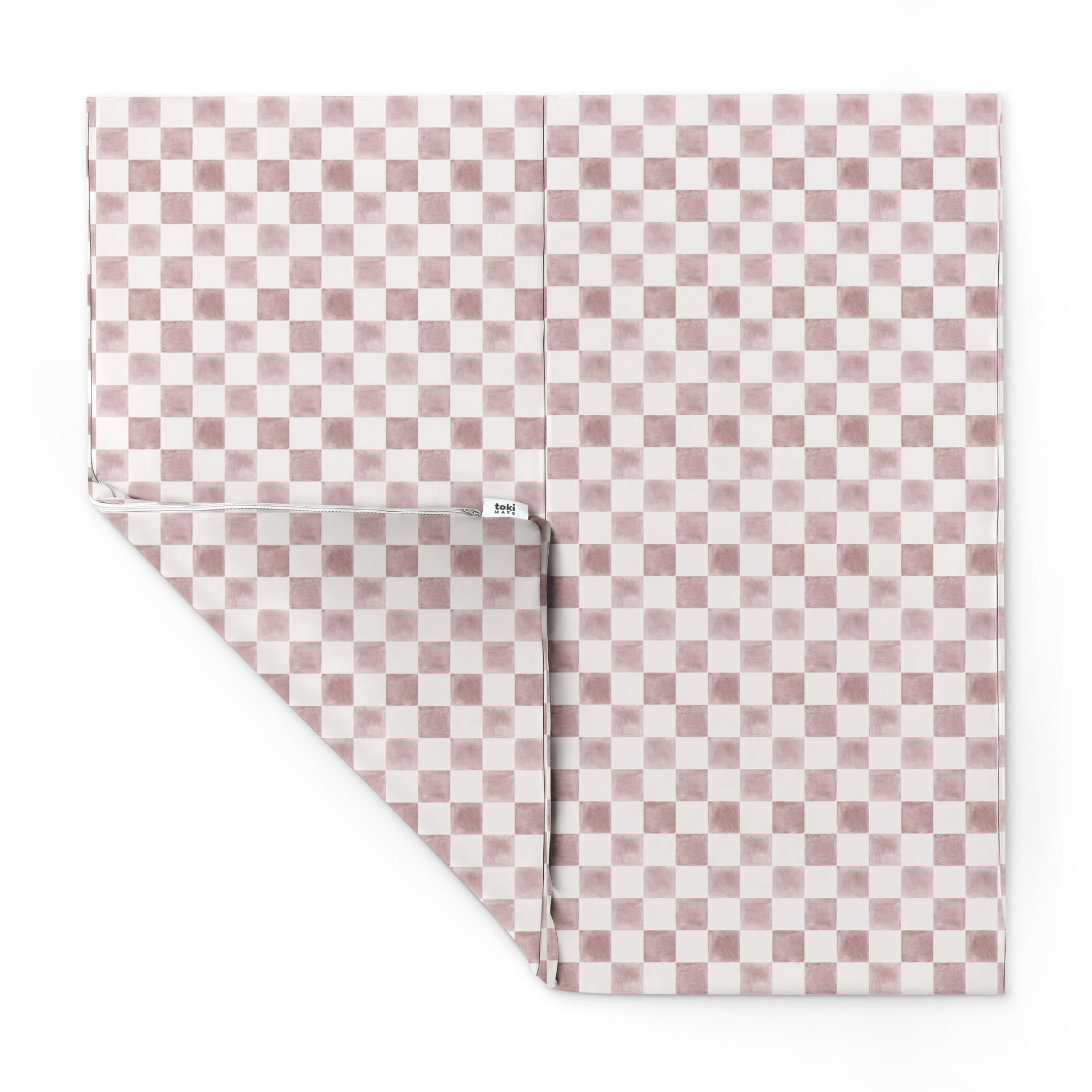 Checker Gumdrop Vegan Leather Mat - Tenth & Pine - Vegan Leather Padded Mat - Standard