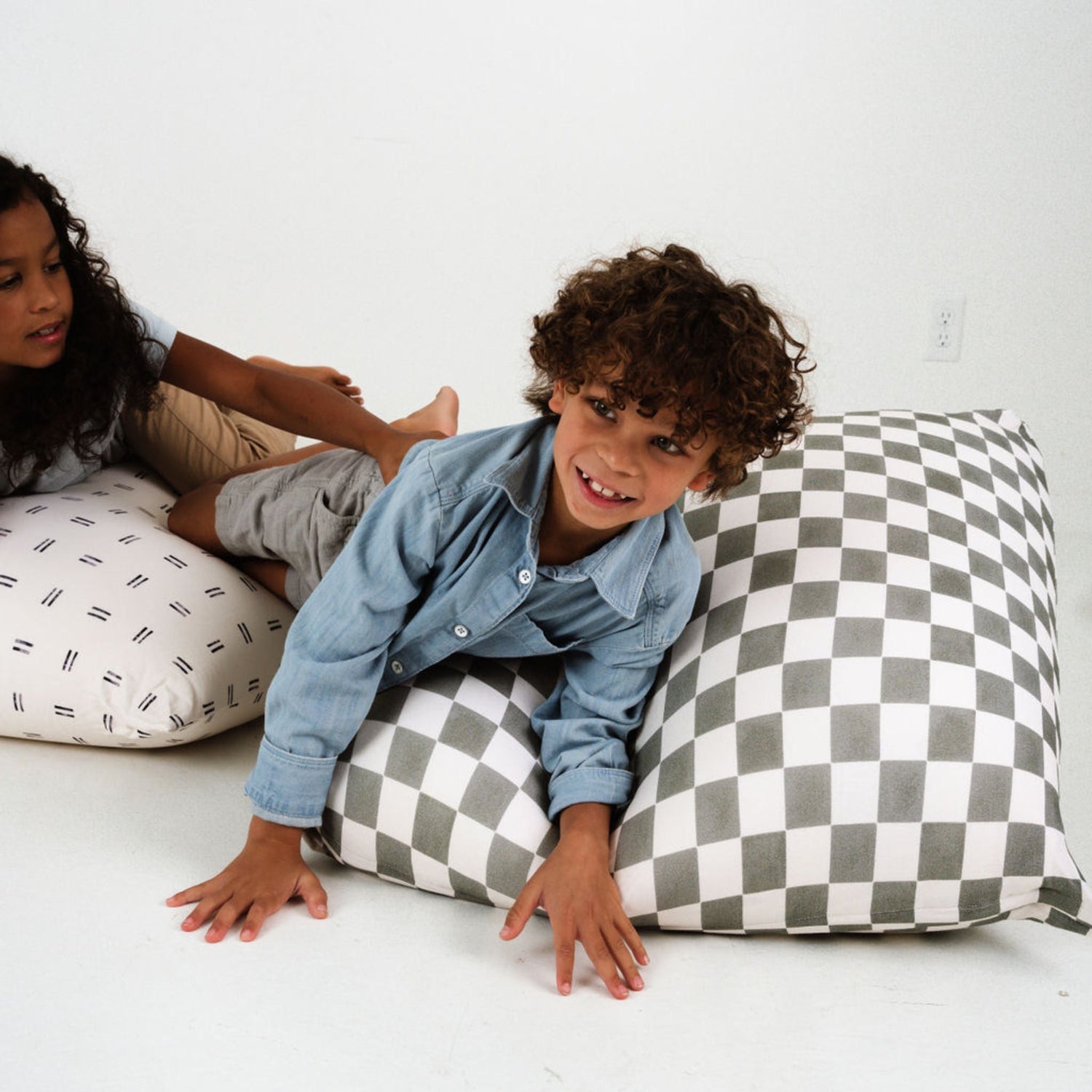 Checker Pepper Bean Bag - Tenth &amp; Pine - Bean Bag - 