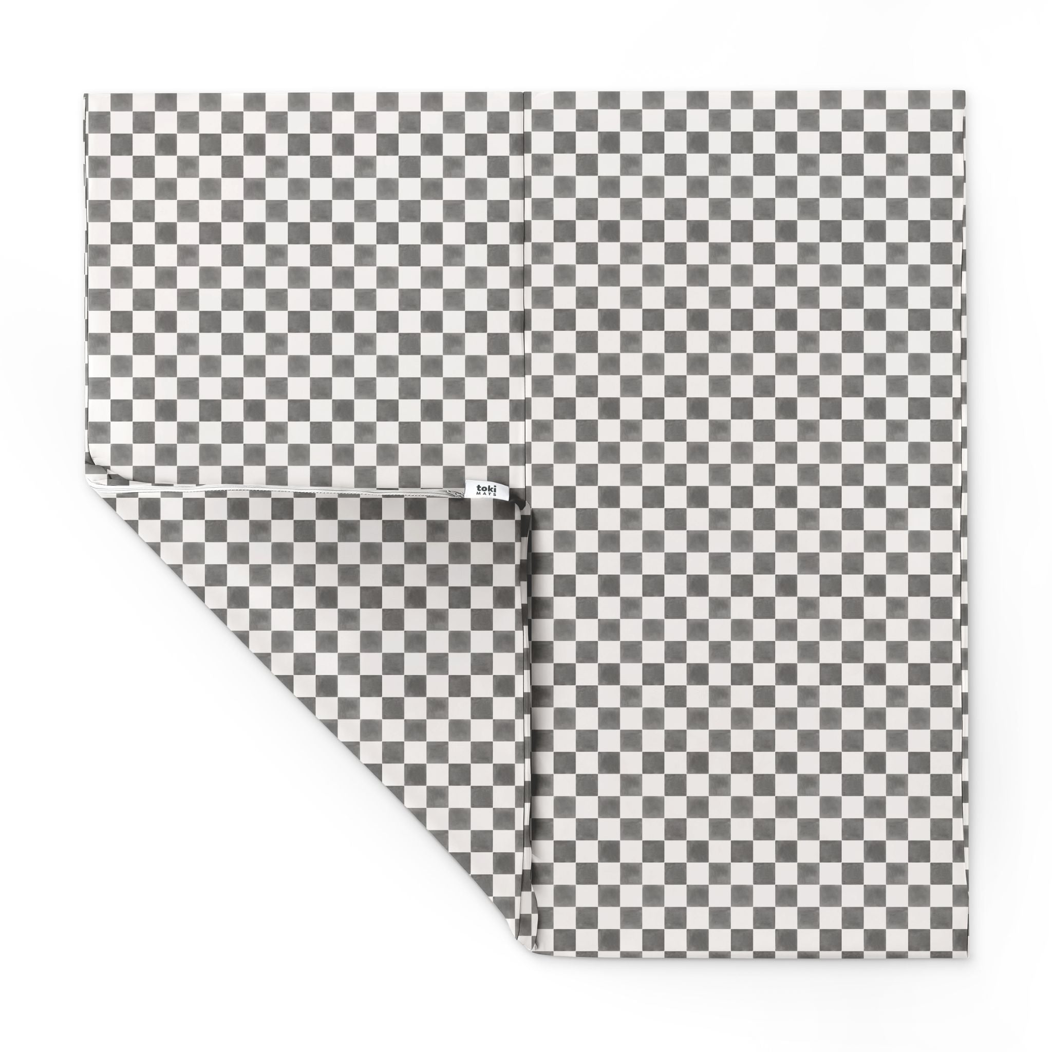 Checker Pepper Vegan Leather Mat - Tenth &amp; Pine - Vegan Leather Padded Mat - Mega