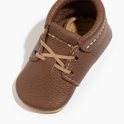 Chestnut Oxford Baby Shoe - Tenth &amp; Pine - Oxford - Soft Sole - 1