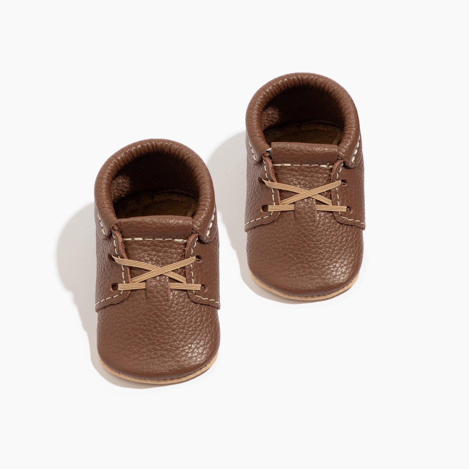 Chestnut Oxford Baby Shoe - Tenth &amp; Pine - Oxford - Soft Sole - 1