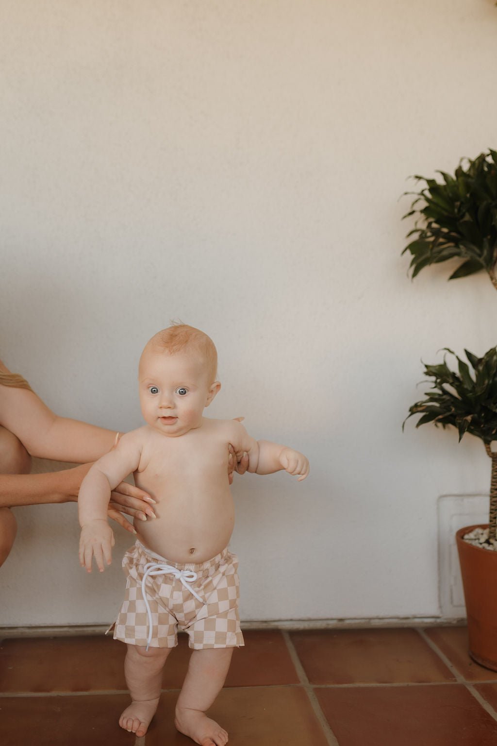 Child Boardshort | Coastline - Tenth & Pine - Swim Shorts - 0 - 6 Months - forever french baby