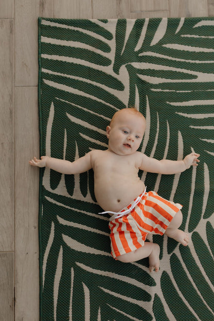 Child Boardshort | Poolside - Tenth & Pine - Swim Shorts - 0 - 6 Months - forever french baby