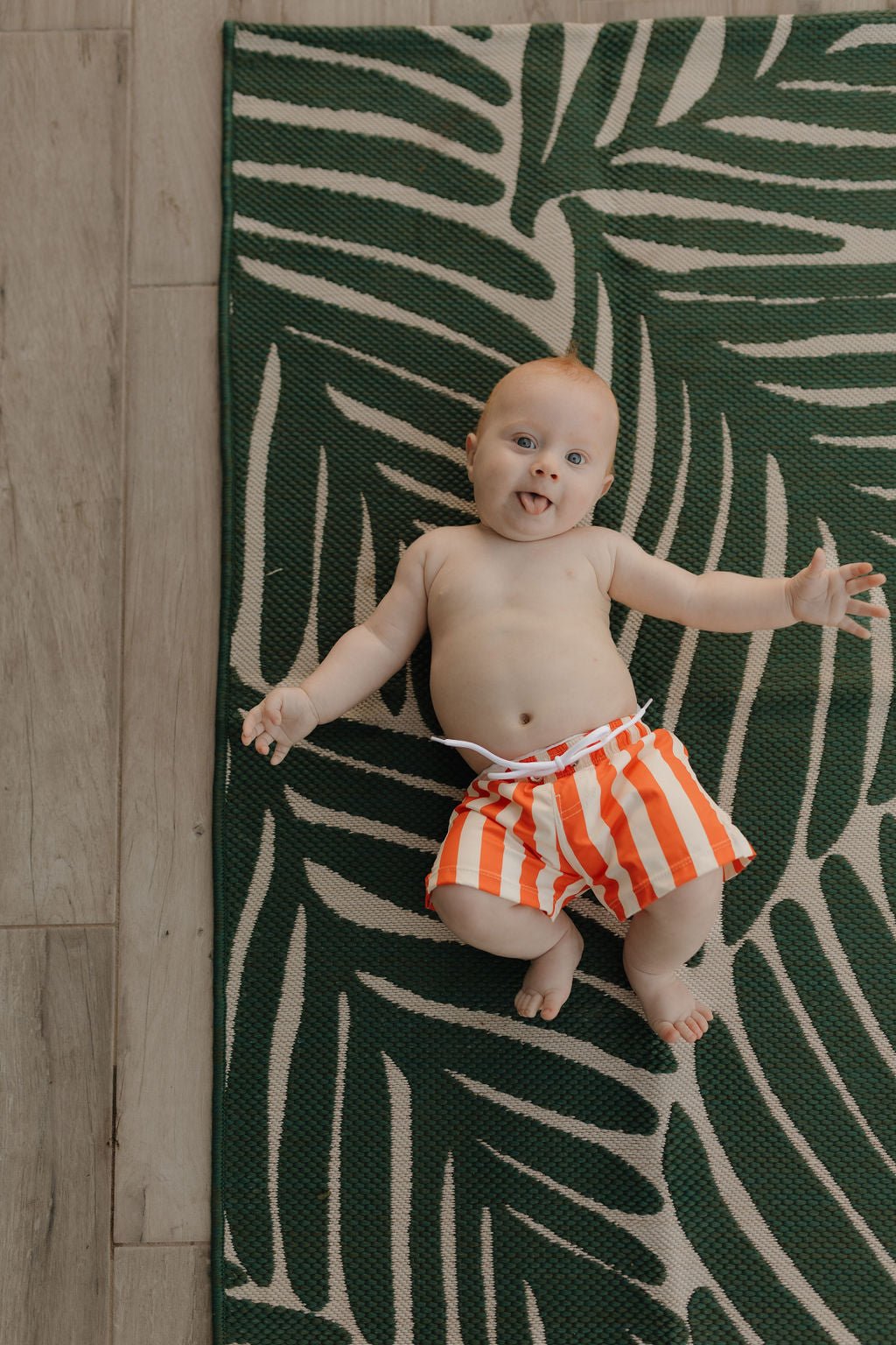 Child Boardshort | Poolside - Tenth & Pine - Swim Shorts - 0 - 6 Months - forever french baby