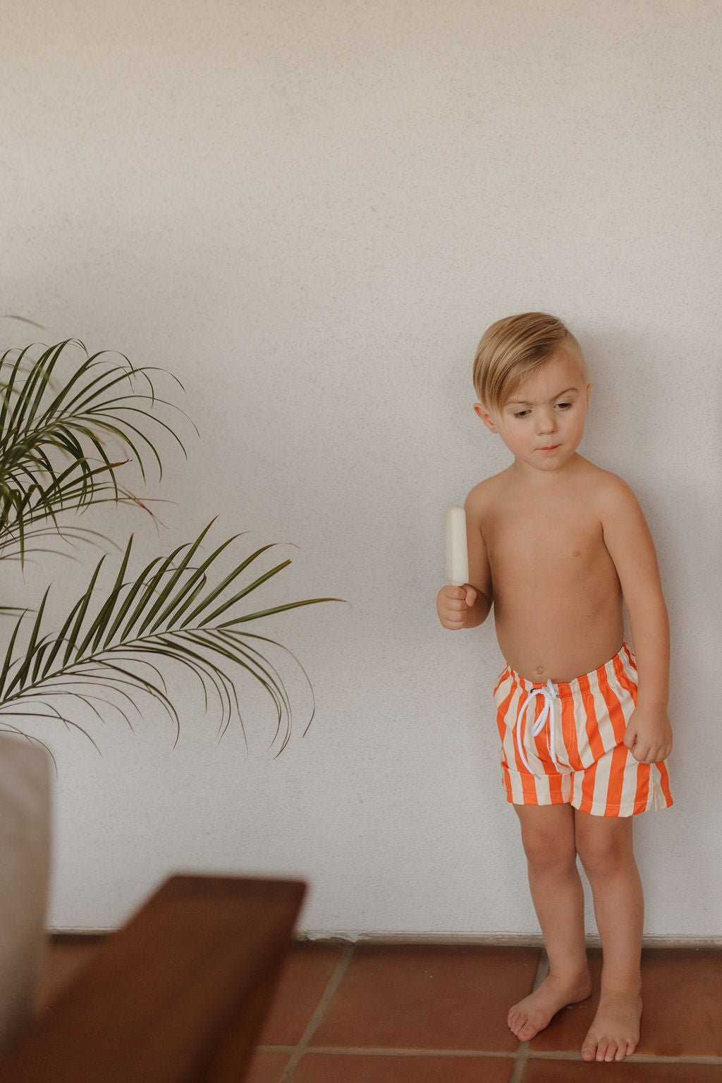 Child Boardshort | Poolside - Tenth & Pine - Swim Shorts - 0 - 6 Months - forever french baby