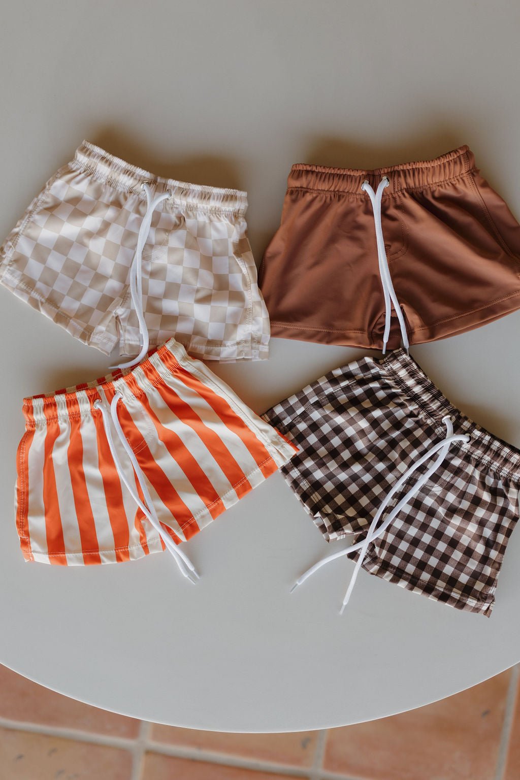 Child Boardshort | Poolside - Tenth & Pine - Swim Shorts - 0 - 6 Months - forever french baby