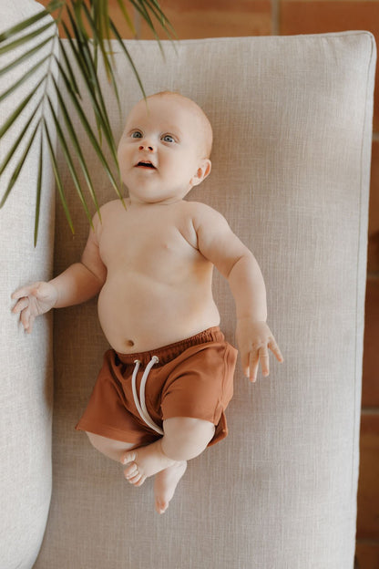 Child Boardshort | Terra - Tenth & Pine - swimwear - 0 - 6 Months - forever french baby
