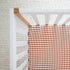 Chocolate Gingham | Bamboo Crib Sheet - Tenth & Pine - Crib sheets - Standard