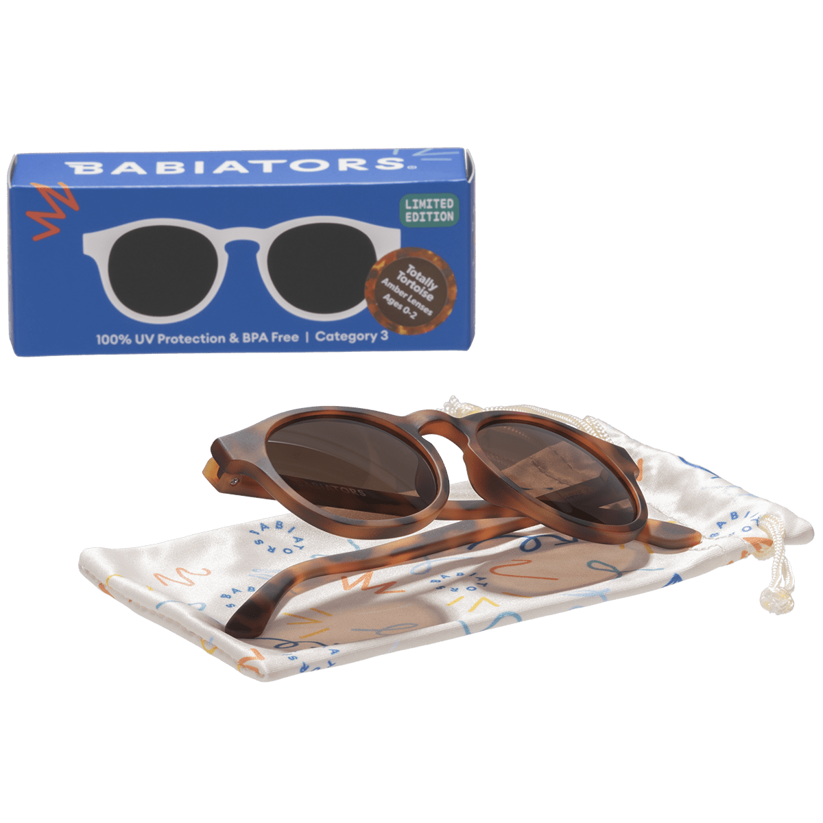 Classic Tortoise Keyhole - Tenth & Pine - Sunglasses - Ages 0 - 2 - Premium Keyhole - Babiators Sunglasses