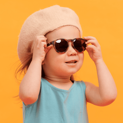 Classic Tortoise Keyhole | Amber Polarized Lens - Tenth & Pine - Sunglasses - Ages 0 - 2 - Polarized Keyhole - Babiators Sunglasses