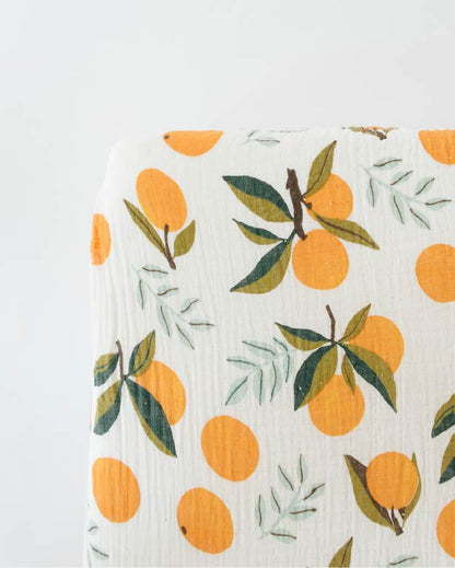 Clementine Crib Sheet - Tenth &amp; Pine - Crib Sheets - 