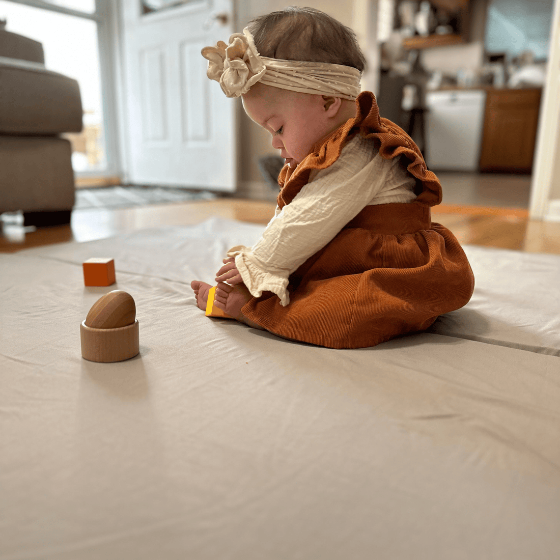 Cloud Jersey Mat - Tenth &amp; Pine - Organic Cotton Padded Mat - Standard
