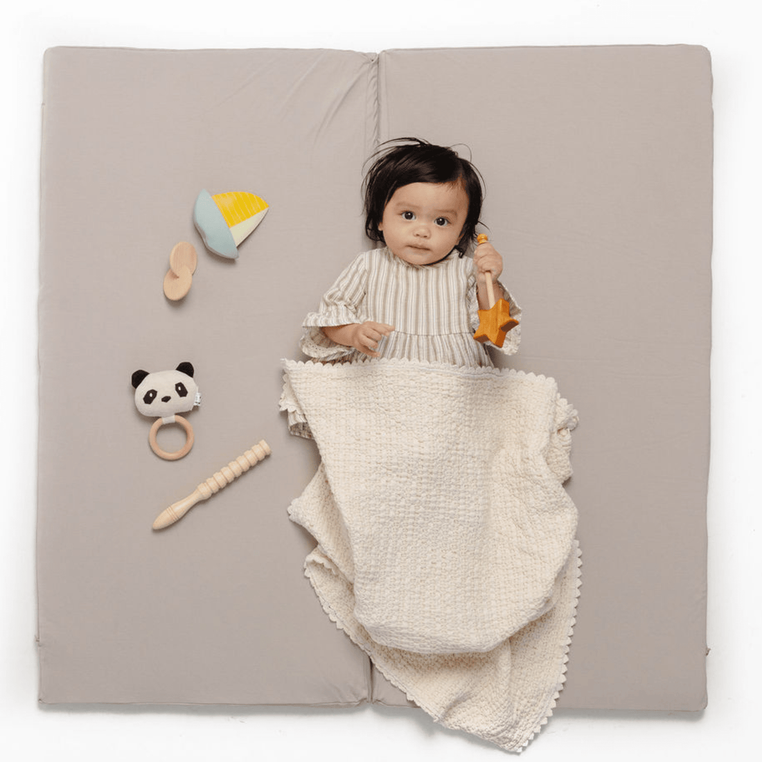 Cloud Jersey Mat - Tenth &amp; Pine - Organic Cotton Padded Mat - Standard