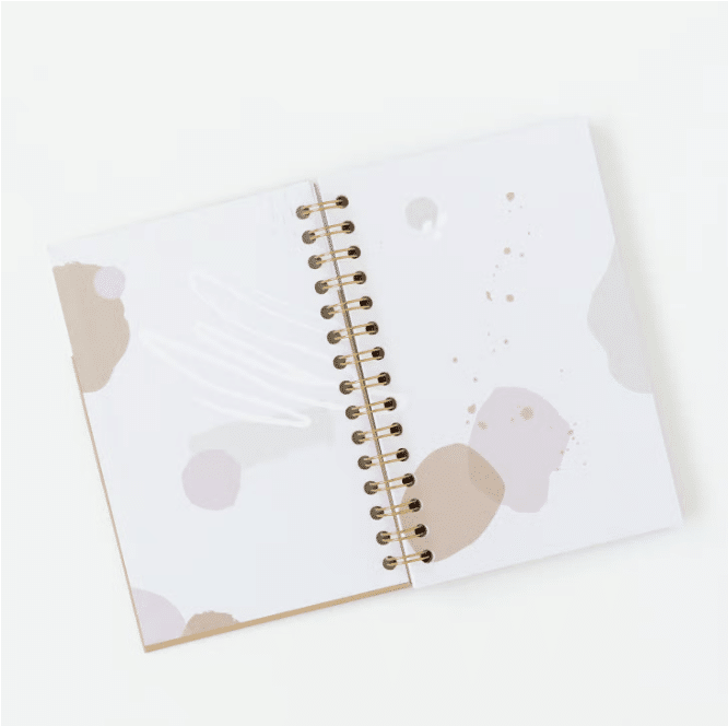 Coil - Bound Postpartum Journal (Cashew) - Tenth & Pine - 