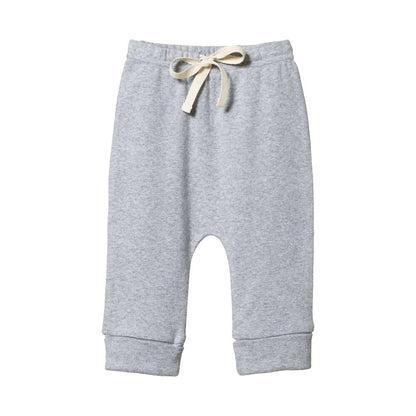 Cotton Drawstring Pants - Grey Marl - Tenth & Pine - Pants - NB