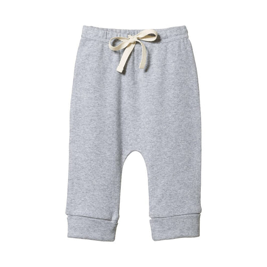 Cotton Drawstring Pants - Grey Marl - Tenth & Pine - Pants - NB