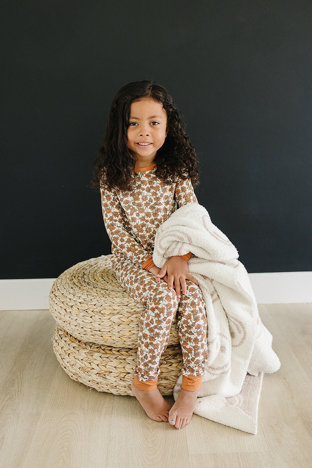 Cream Magnolia Bamboo Cozy Set - Tenth &amp; Pine - 6 - 12 - Mebie Baby
