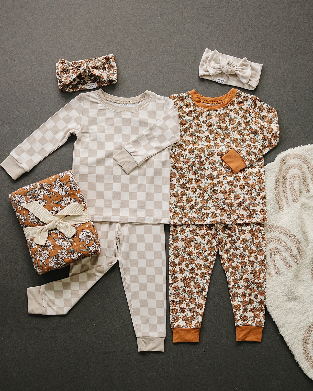 Cream Magnolia Bamboo Cozy Set - Tenth &amp; Pine - 6 - 12 - Mebie Baby