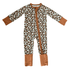 Cream Magnolia Bamboo Zipper - Tenth & Pine - Zip Pajama - NB - Mebie Baby