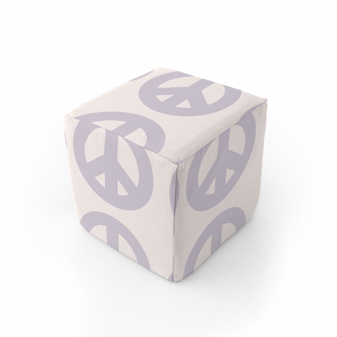 Cream Peace Sign Play Cube - Tenth &amp; Pine - Play Cube - 