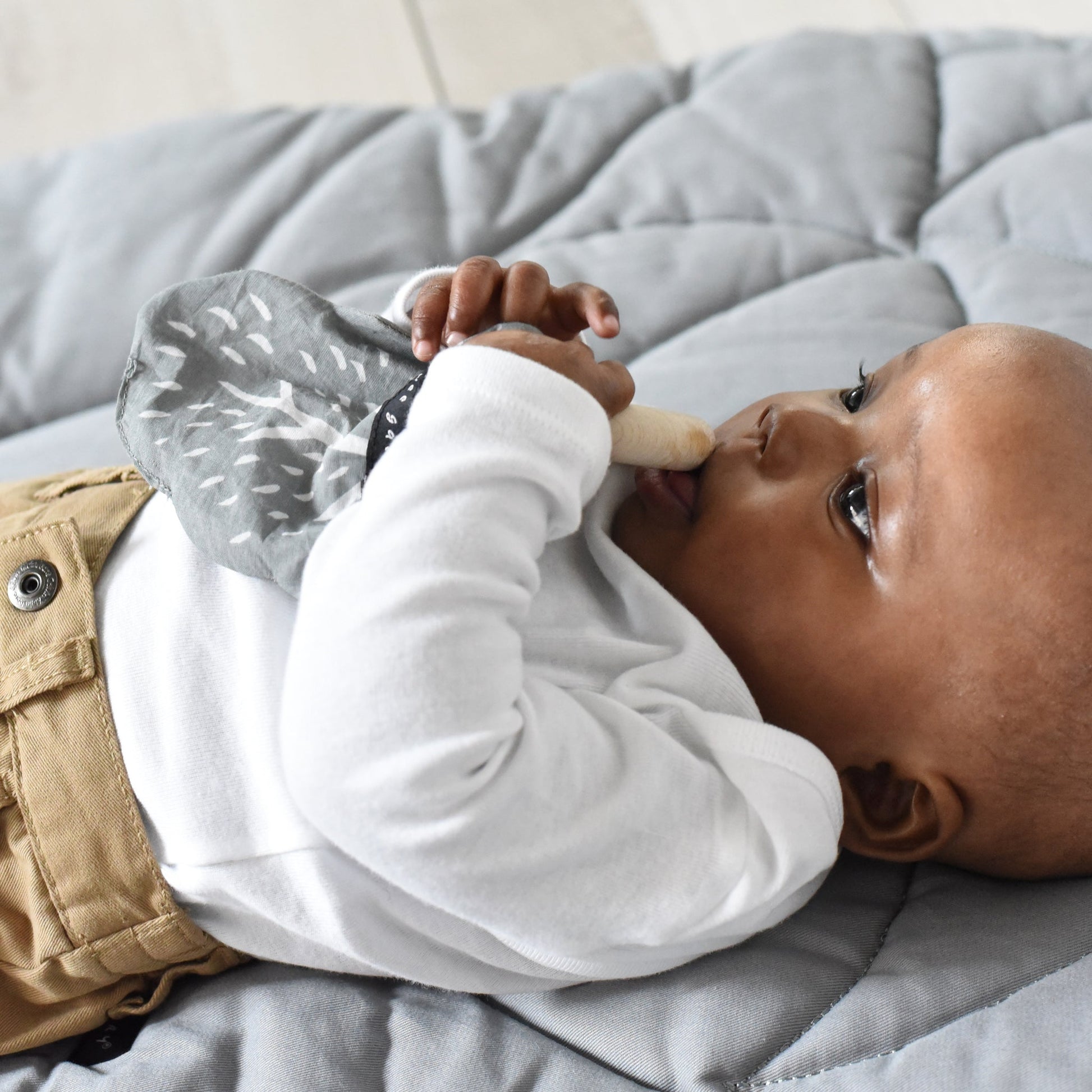 Crinkle Teether - Acorn - Tenth & Pine - Baby & Toddler - 