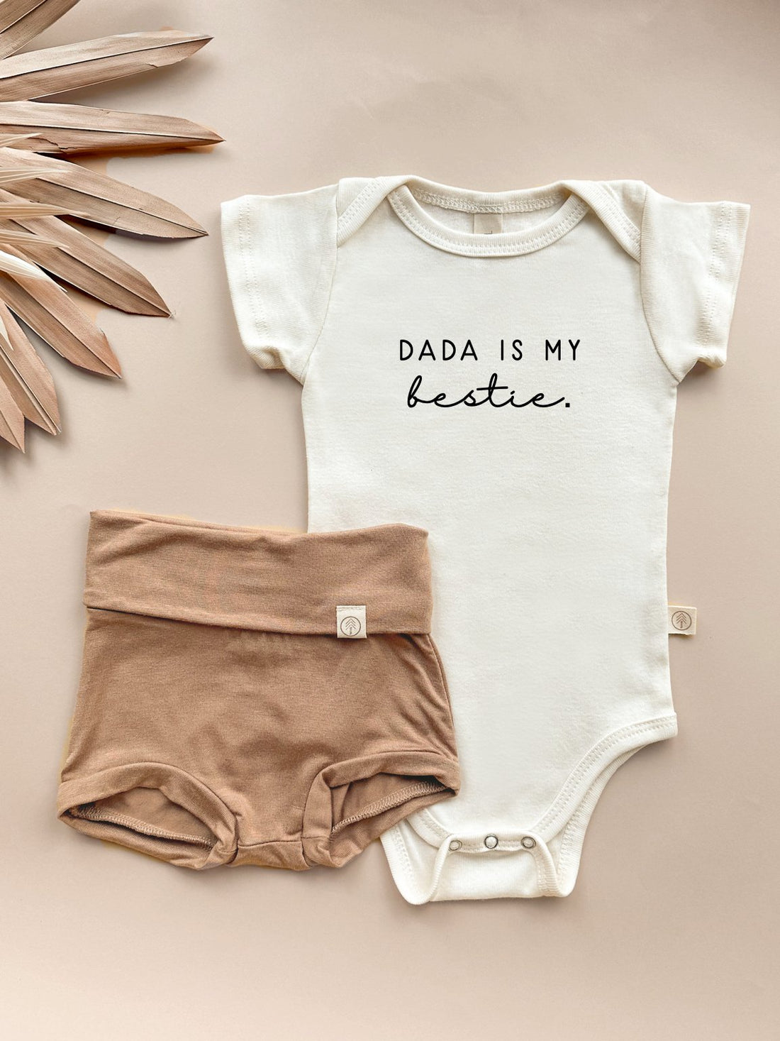 Dada is my Bestie - Bundle Clay Bloomers Outfit Set - Tenth &amp; Pine - baby outfits