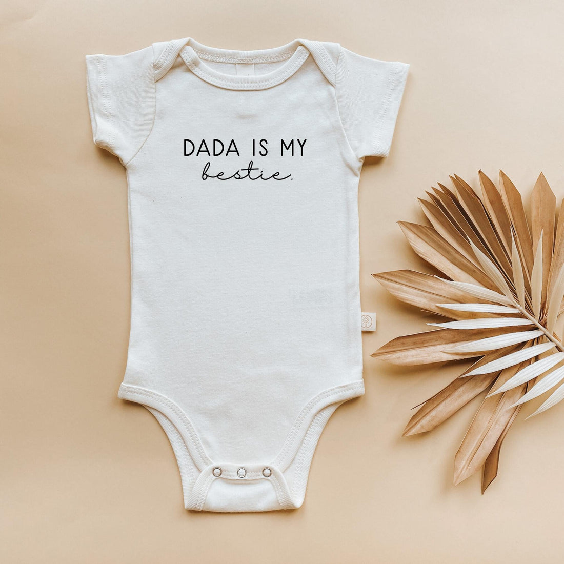 Dada is My Bestie Onesie®, Baby, Girl, Boy, Infant, Toddler, Newborn, Organic, Bodysuit, Outfit, One Piece, Unisex, Gender Neutral, Dada - Tenth &amp; Pine - Bodysuits