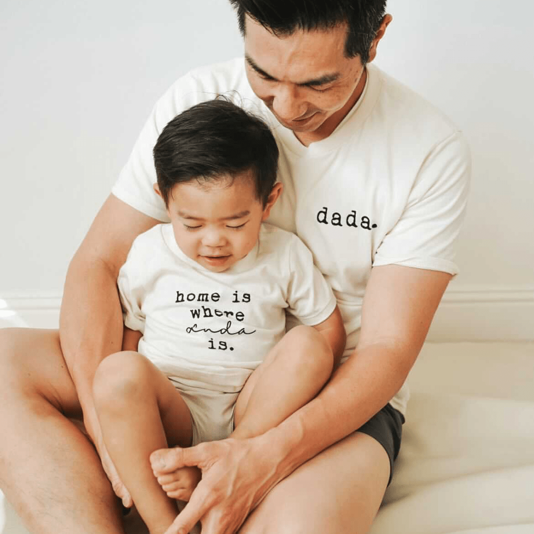 Dada T-shirt | Adult Short Sleeve Tee - Tenth &amp; Pine - Adult Tshirt - S - Ivory