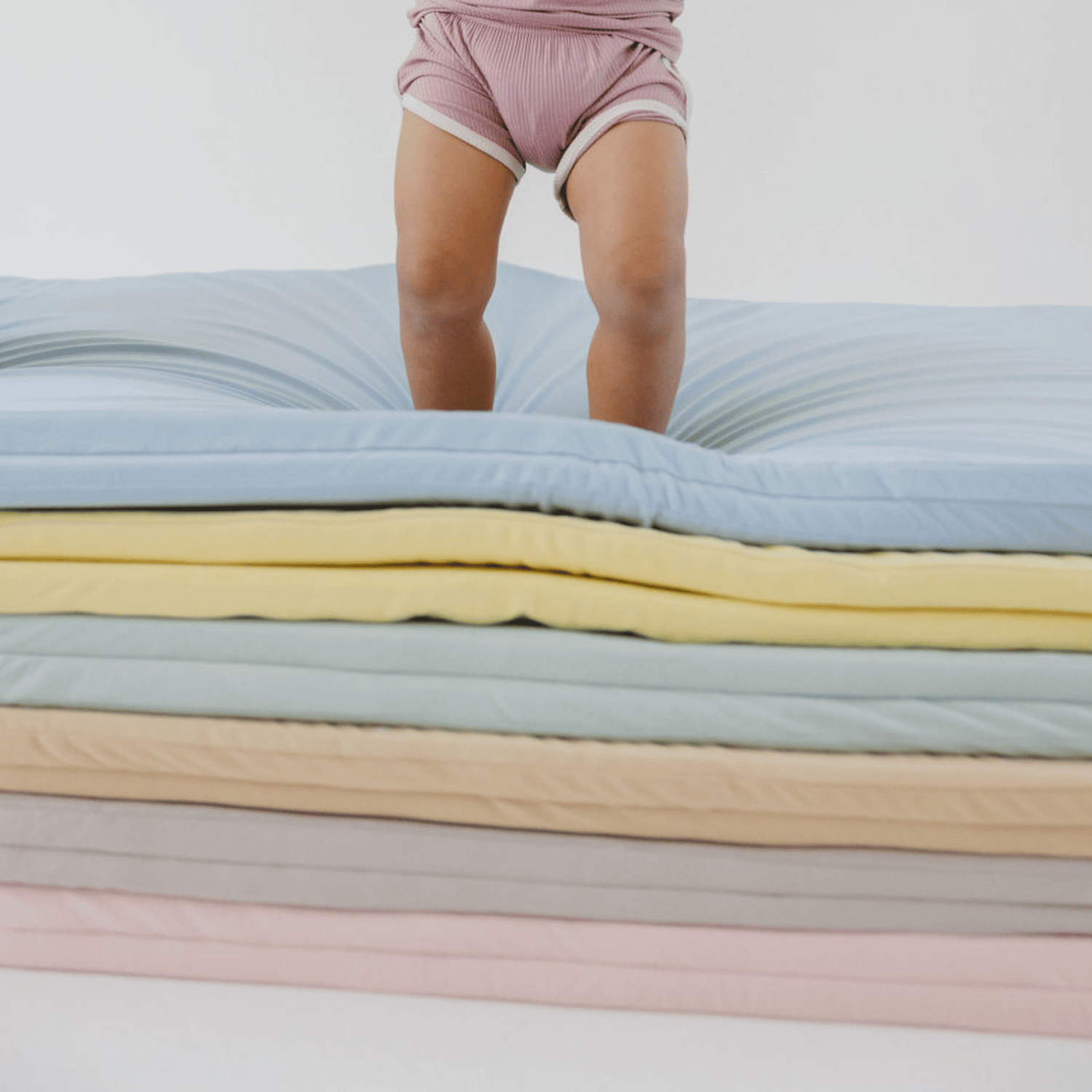 Daisy Jersey Mat - Tenth &amp; Pine - Organic Cotton Padded Mat - Standard