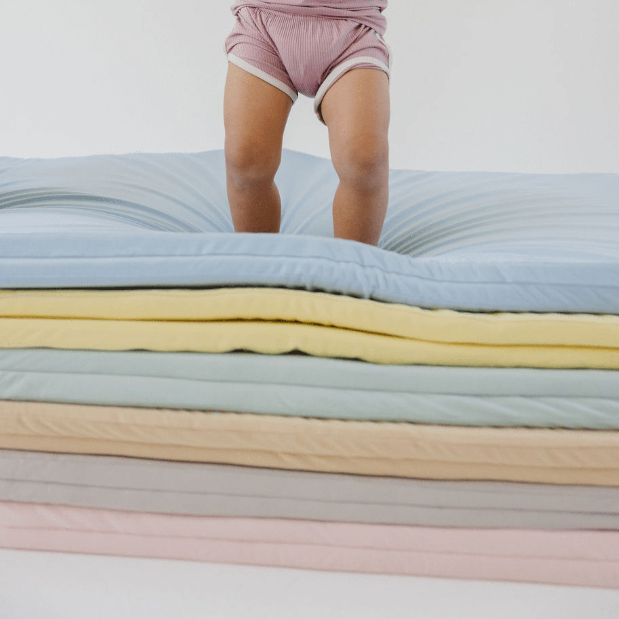 Daisy Jersey Mat - Tenth &amp; Pine - Organic Cotton Padded Mat - Standard