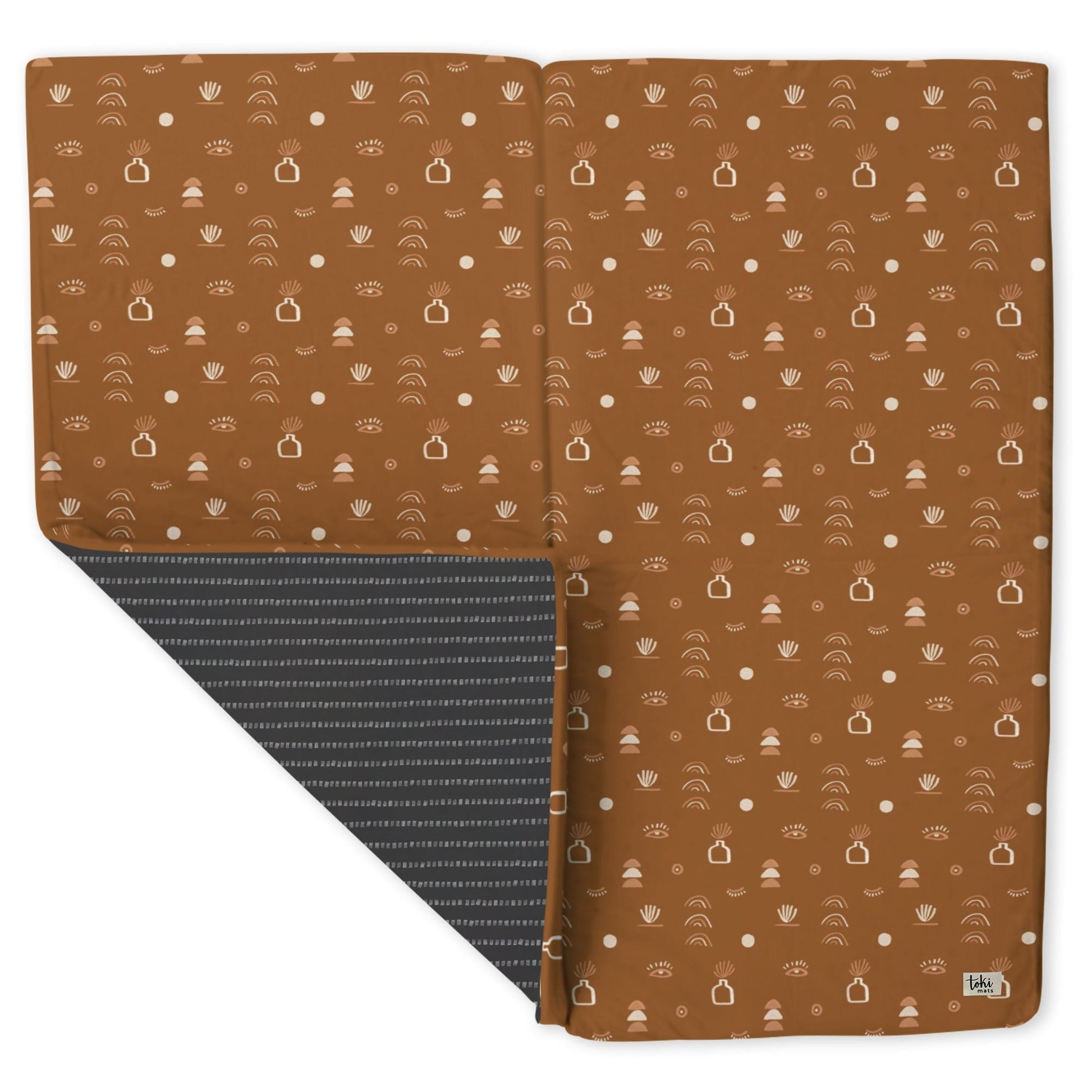 Desert Organic Cotton Mat - Tenth & Pine - Organic Cotton Padded Mat - Mega