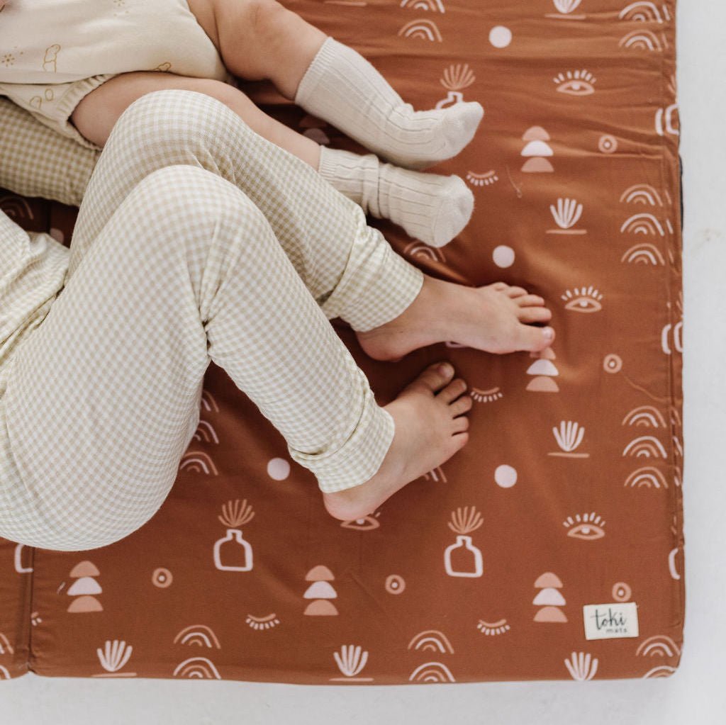 Desert Organic Cotton Mat - Tenth & Pine - Organic Cotton Padded Mat - Mega