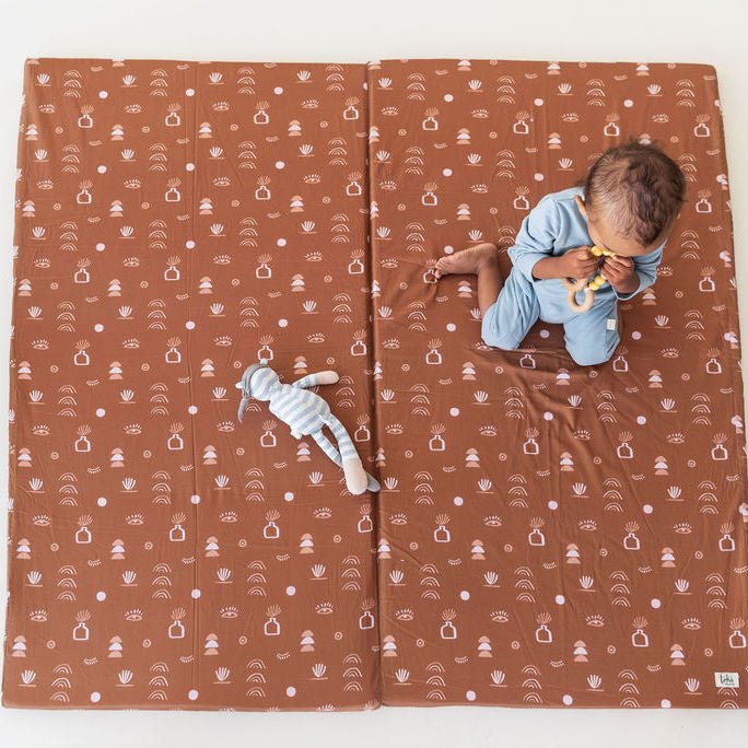 Desert Organic Cotton Mat - Tenth & Pine - Organic Cotton Padded Mat - Mega