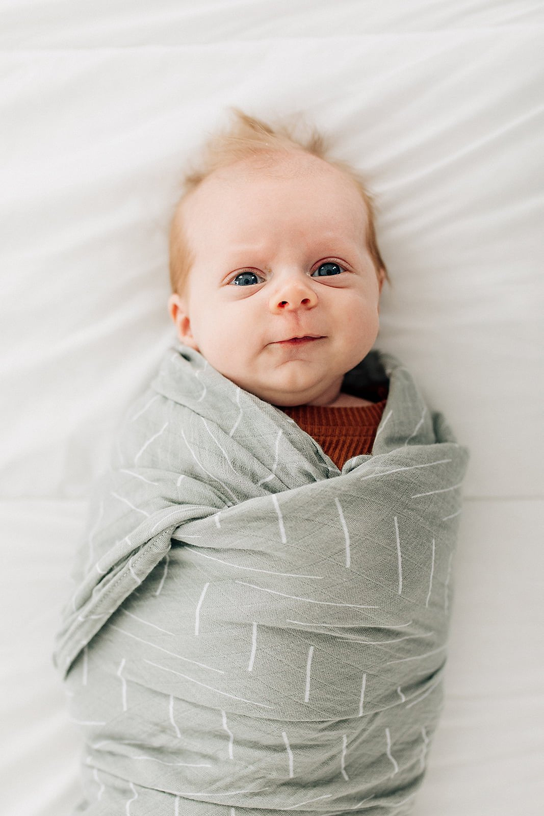 Desert Sage Muslin Swaddle Blanket - Tenth &amp; Pine - 