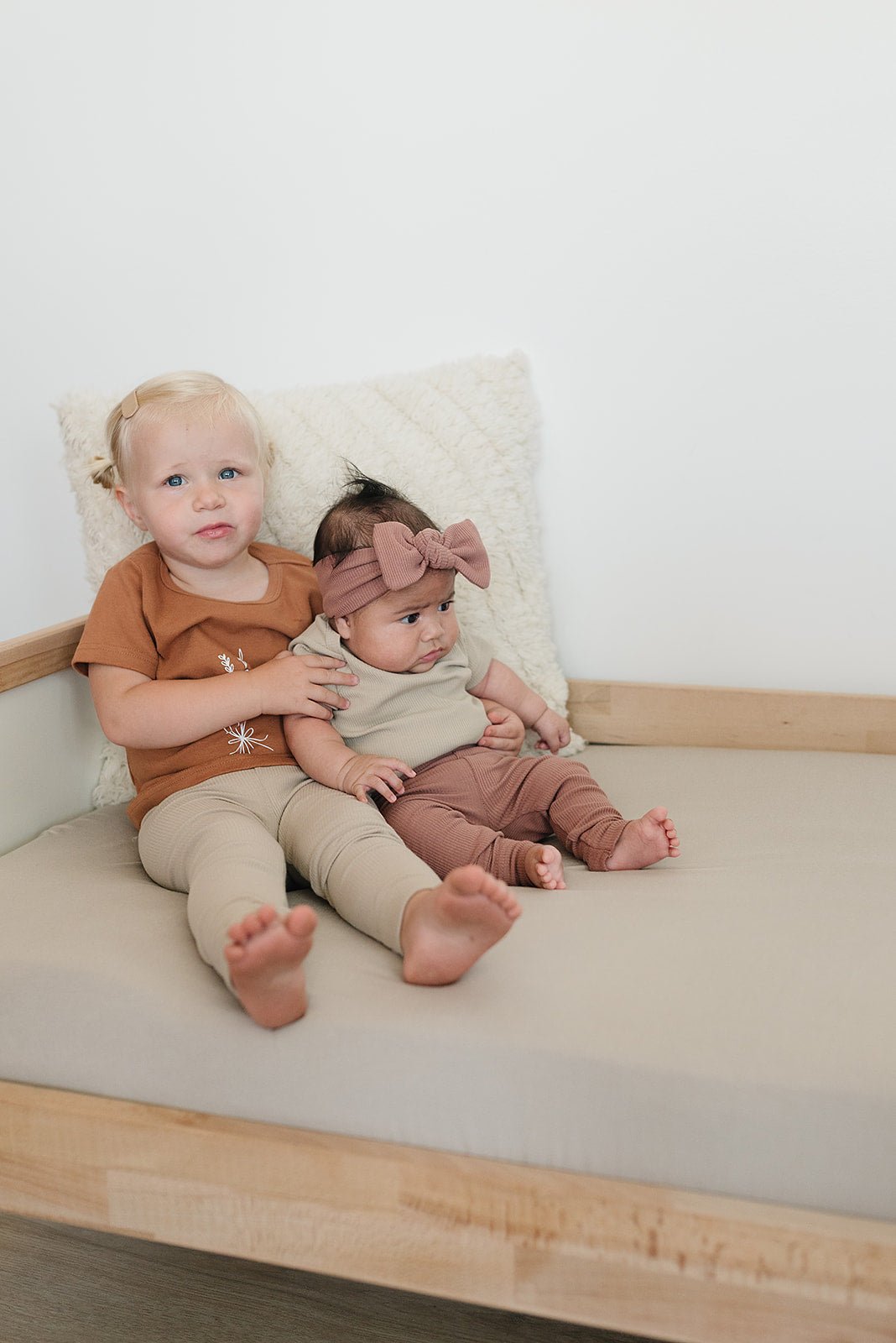 Dusty Rose Organic Leggings - Tenth &amp; Pine - Leggings - 0 - 3 - Mebie Baby