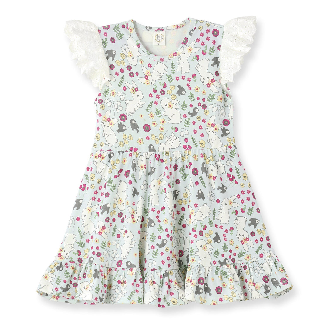 Easter Cottontail Twirl Bamboo Dress - Tenth &amp; Pine - Baby Girl Clothes - 3 - 6M - Dress