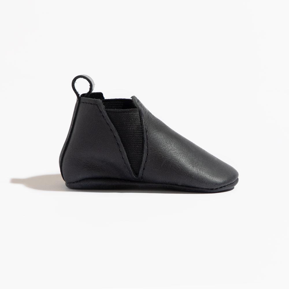 Ebony Chelsea Boot Baby Shoe - Tenth &amp; Pine - Chelsea Boot - Soft Sole - 1