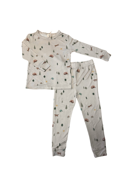 Toddler Modal Pajama Set in Camping