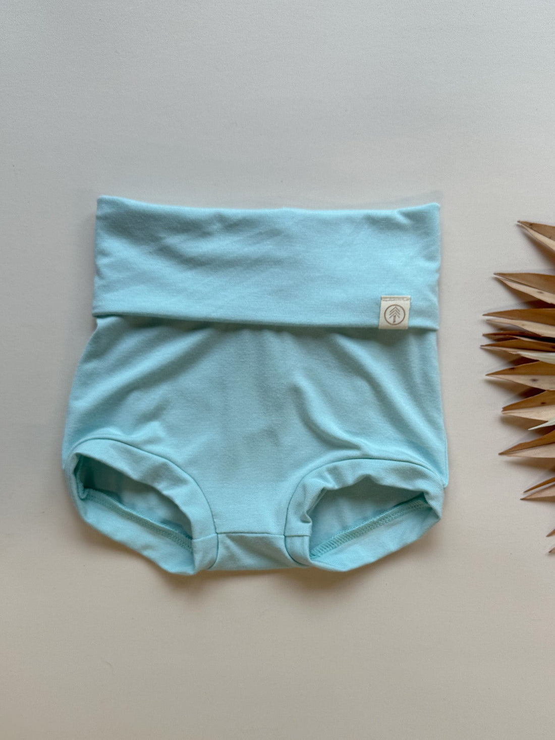 Fold - Over Bloomers | Baby &amp; Toddler | Luxury Bamboo | Caribbean Blue - Tenth &amp; Pine - Bloomers