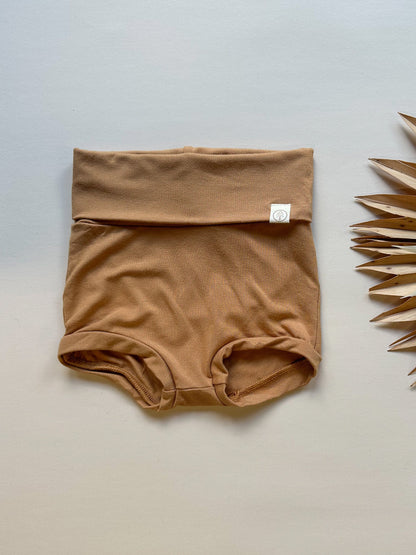 Fold - Over Bloomers | Baby &amp; Toddler | Luxury Bamboo | Clay - Tenth &amp; Pine - Bloomers