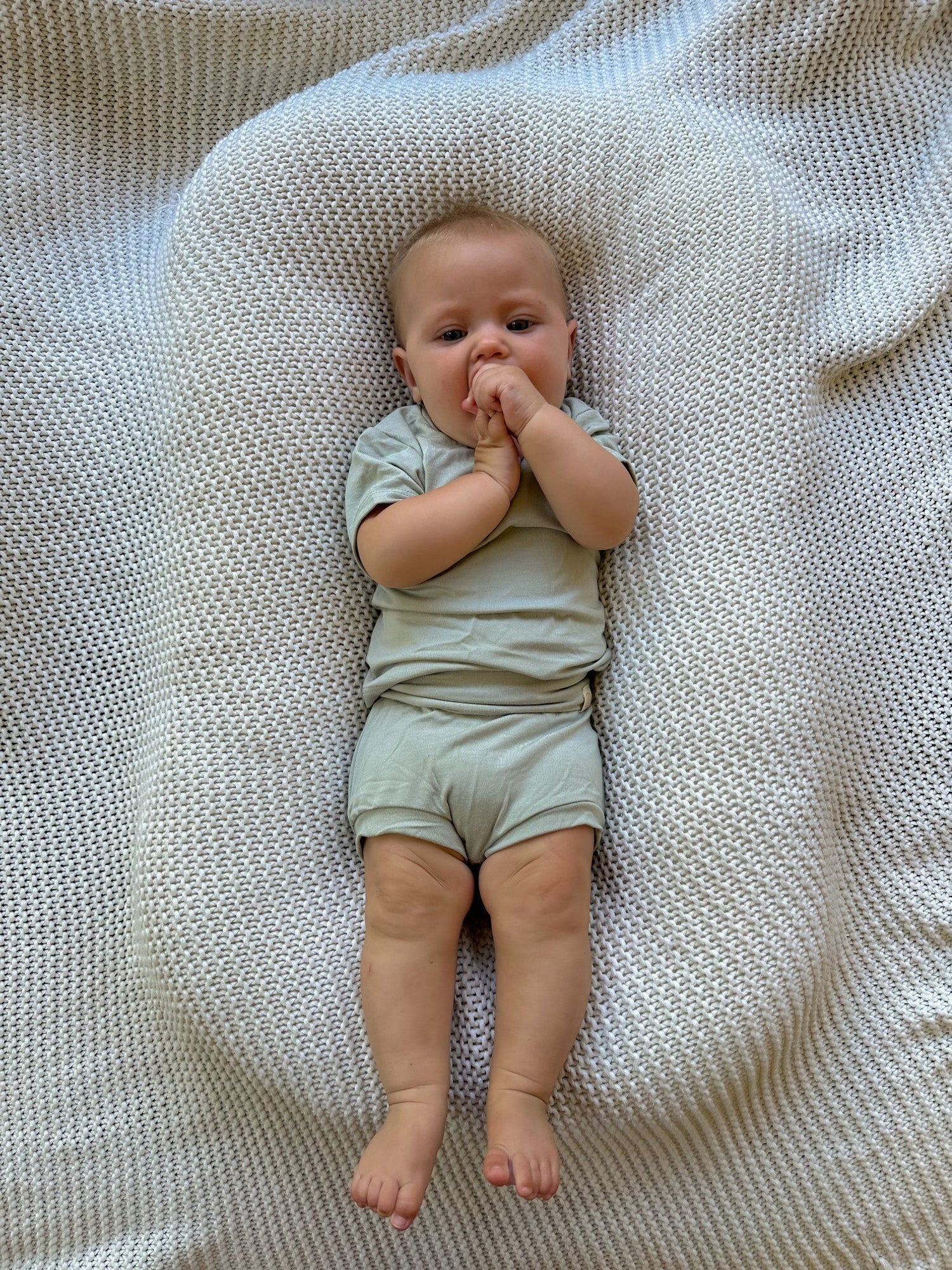 Fold - Over Bloomers | Baby &amp; Toddler | Luxury Bamboo | Sage - Tenth &amp; Pine - Bloomers